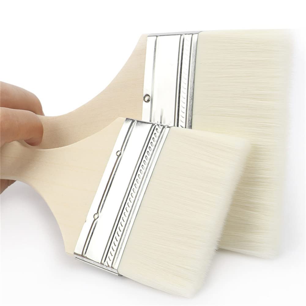 Premium Water-Based Paint Brush - Lint-Free, Soft Bristles for Art, Baking & BBQ Ash Cleaning - Yuda Silk Brush with No Residue - Perfect for Canvas Painting, Cake Decorating & Grill Maintenance