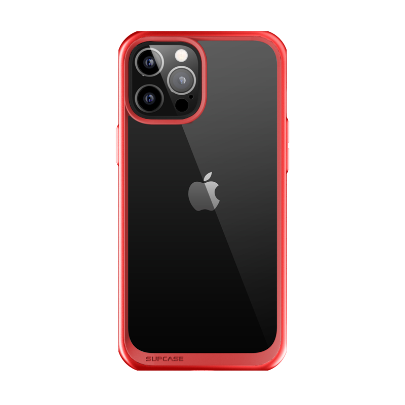 iPhone 12 Pro Case 6.1 Inch - Slim Clear Protective Cover with Shockproof Design | Unicorn Beetle Style in Red | Perfect for Everyday Use, Travel & Outdoor Activities