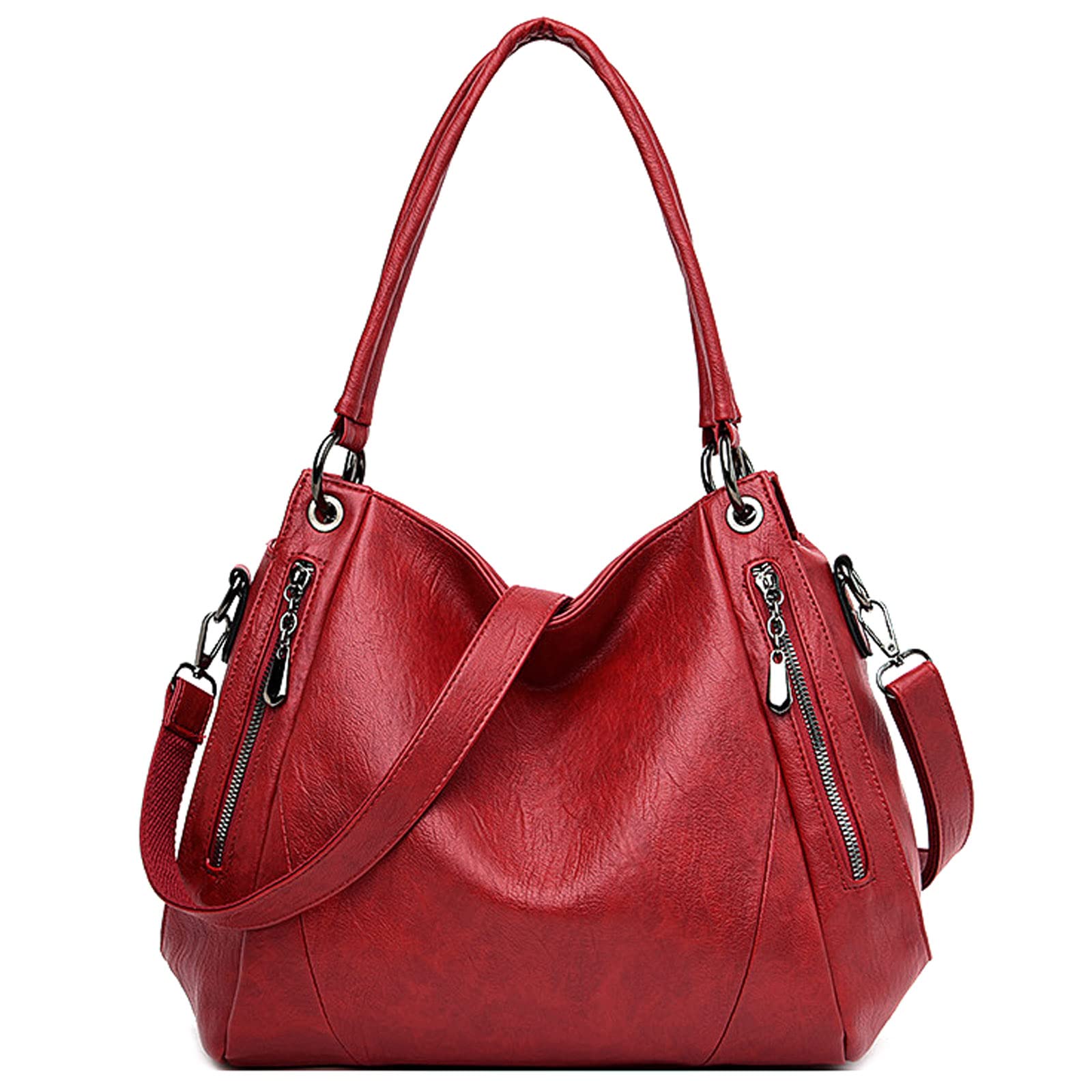 FORRICA Women's PU Leather Handbags - Stylish Top Handle Shoulder Tote Hobo Bag for Work, Travel & Everyday Use