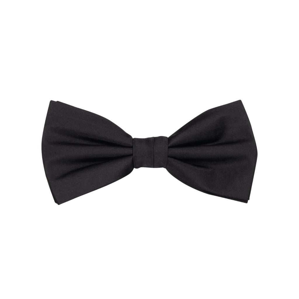 SEIDENSTICKER Premium Silk Bow Tie for Men - Classic Black Formal Accessory for Weddings, Tuxedos & Special Occasions