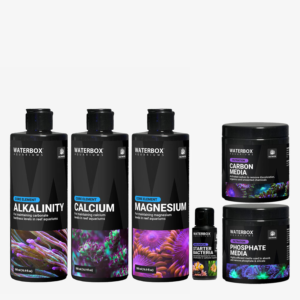 Saltwater Aquarium Starter Kit - Essential Supplies for Beginners | Perfect for Marine Fish Tanks & Coral Reef Setups