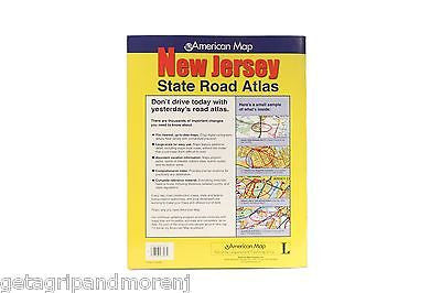 New Jersey State Road Atlas - Detailed USA Travel Map for Road Trips & Navigation - Perfect for Tourists, Commuters & Adventure Seekers