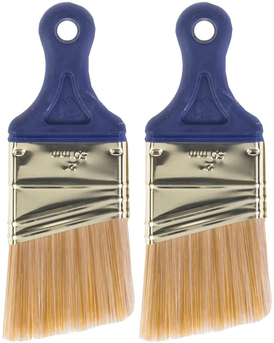 Wooster Brush Q3211-2 2-Inch Shortcut Angle Sash Paintbrush - 6 Pack (2-Pack) - Perfect for Trim Work, Window Frames & Detailed Painting Projects