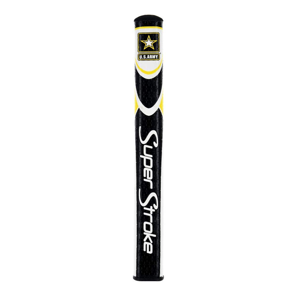 SuperStroke Military Golf Putter Grip Mid Slim 2.0 - Cross-Traction Texture, Oversized Profile for Consistent Stroke, Non-Slip Grip - Perfect for Precision Putting on the Green