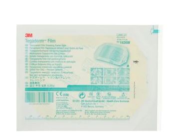 3M Tegaderm Film Dressing 10cm x 12cm (50 Count/Box) - Waterproof Transparent Wound Cover for IV Sites, Tattoos & Minor Injuries - Medical Grade Adhesive Bandage for First Aid & Post-Surgery Care