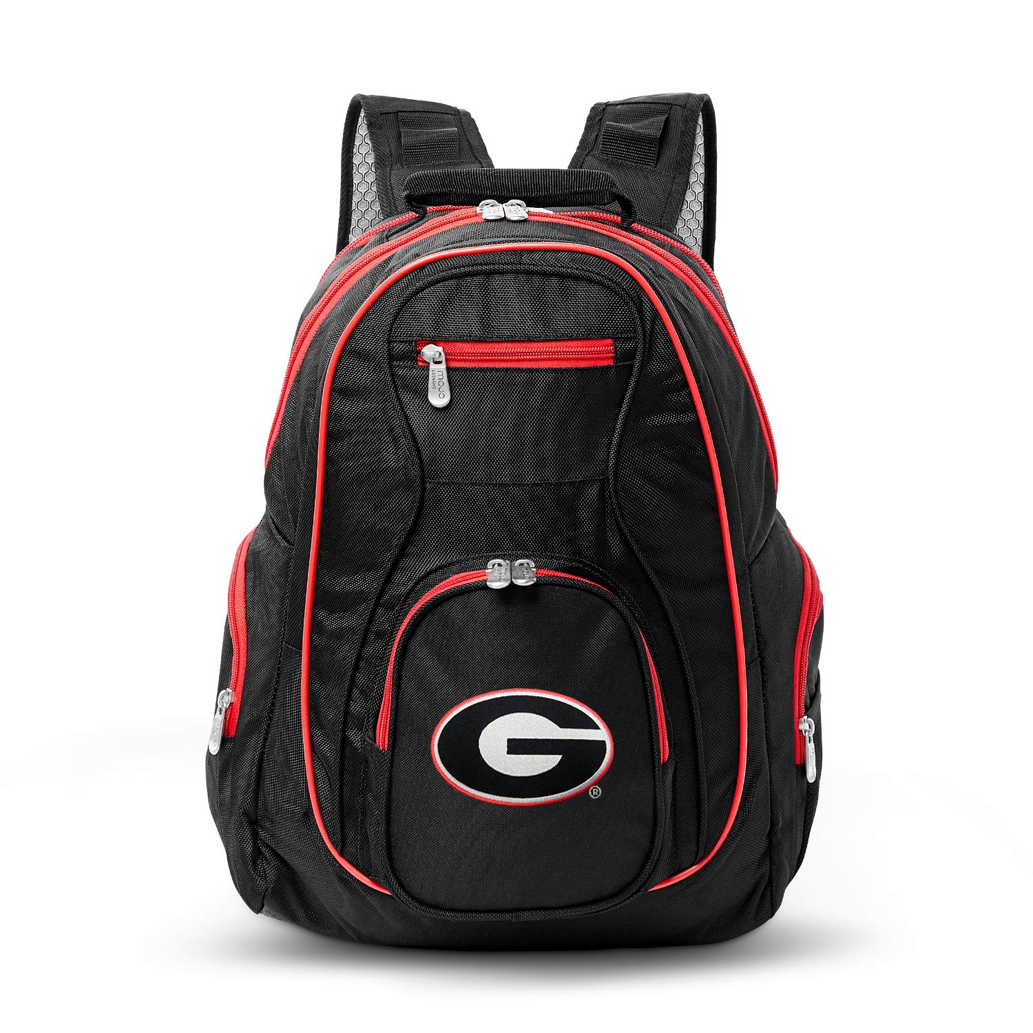 NCAA Colored Trim Premium 19-inch Laptop Backpack with Padded Shoulder Straps - Durable Sports Backpack for Travel, School, College & Business - Perfect for Students, Professionals & Daily Commuters