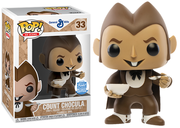Funko Pop! Count Chocula Cereal Bowl Ad Icon Exclusive - Collectible Vinyl Figure for Breakfast Lovers & Horror Fans - Perfect for Home Decor, Office Display, and Gift Giving