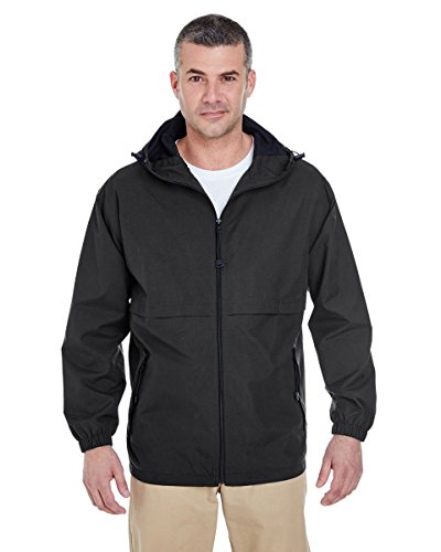 UltraClub Fleece-Lined Hooded Jacket for Men & Women - Warm Winter Coat with Zipper Pockets (Style 8915) | Perfect for Outdoor Activities, Hiking & Casual Wear