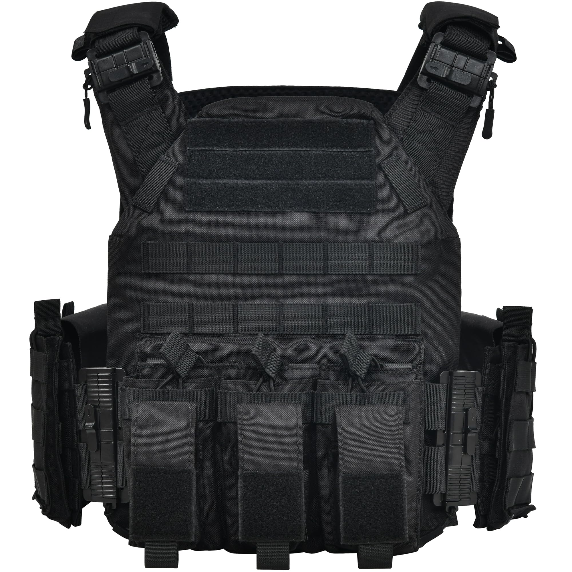 GFIRE Tactical Vest - Lightweight Modular 3D Breathable Airsoft Vest with Quick Release, Adjustable Tactical Gear for Training & Outdoor Activities - Perfect for Airsoft Games, Military Simulation, and Outdoor Adventures