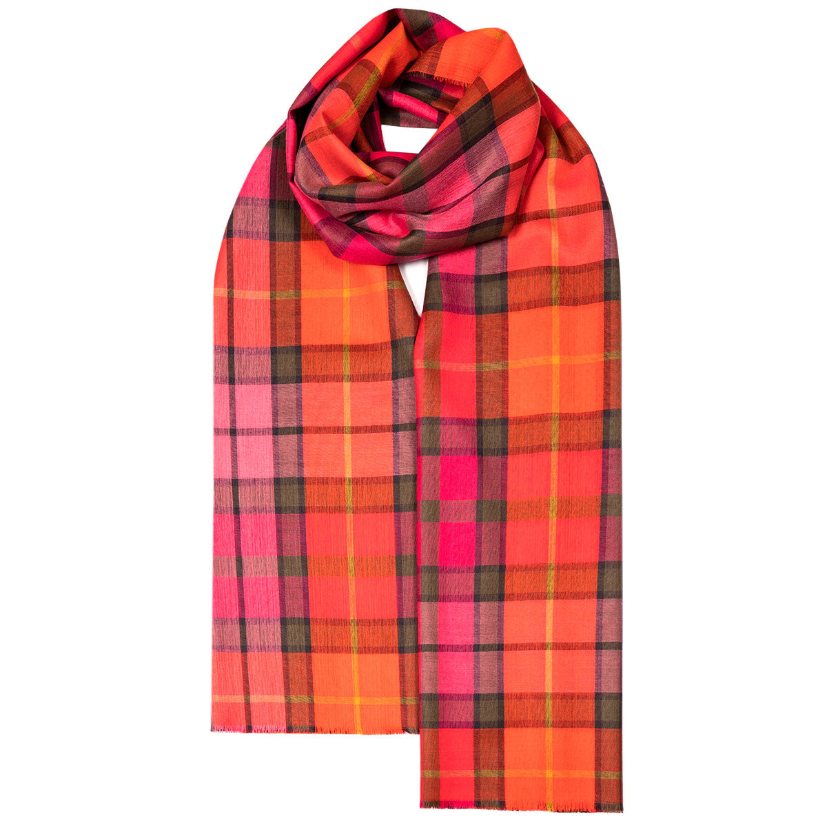 Buchanan Rose Extra Fine Merino Wool Stole - Luxurious Soft Wrap for Women, Perfect for Weddings, Parties & Winter Fashion