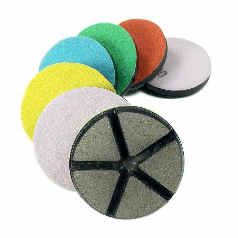 Premium Ceramic Bonded Floor Pads - Heavy Duty Cleaning & Polishing Pads for Marble, Tile & Hardwood Floors - Perfect for Home, Office & Commercial Use