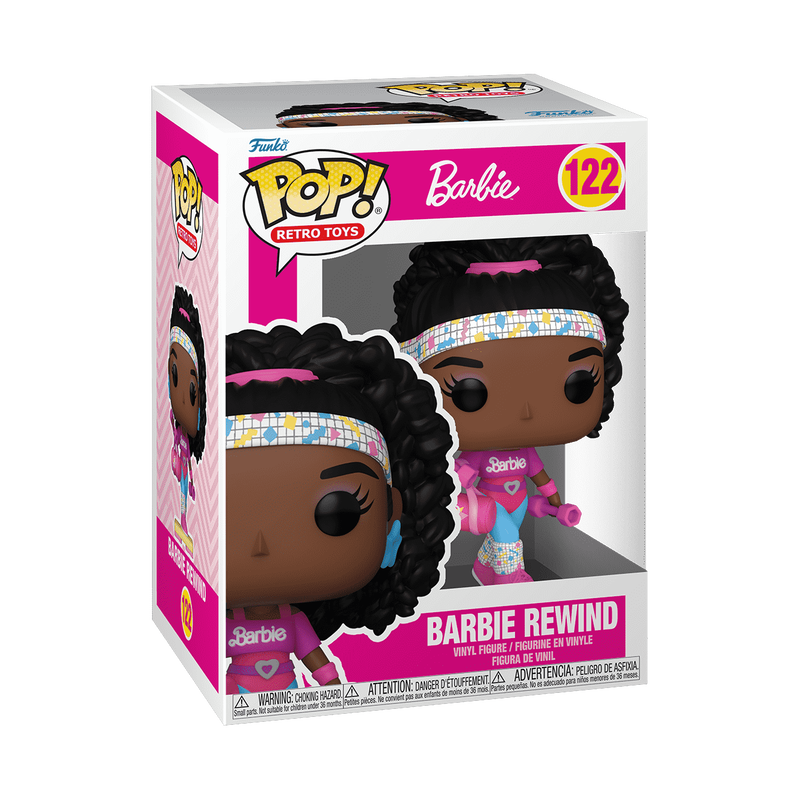 Barbie Rewind Funko Pop #122 with Protector Case - Collectible Doll for Display & Gift Giving | Perfect for Barbie Fans & Pop Culture Collectors