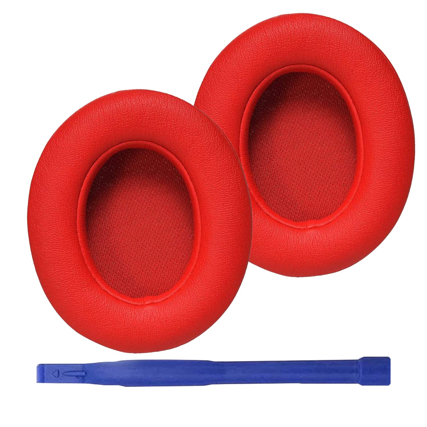 Replacement Ear Pads for Beats Solo3 Wireless & Solo2.0 Headphones - Soft Memory Foam Cushions (Dark Red) - Perfect for Music, Gaming & Travel Comfort
