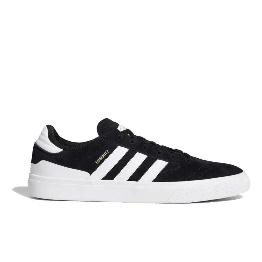 Adidas Busenitz Vulc II Skateboarding Shoes - Core Black/Cloud White/Gum for Men | Comfortable & Durable Sneakers for Skateboarding, Streetwear & Casual Wear
