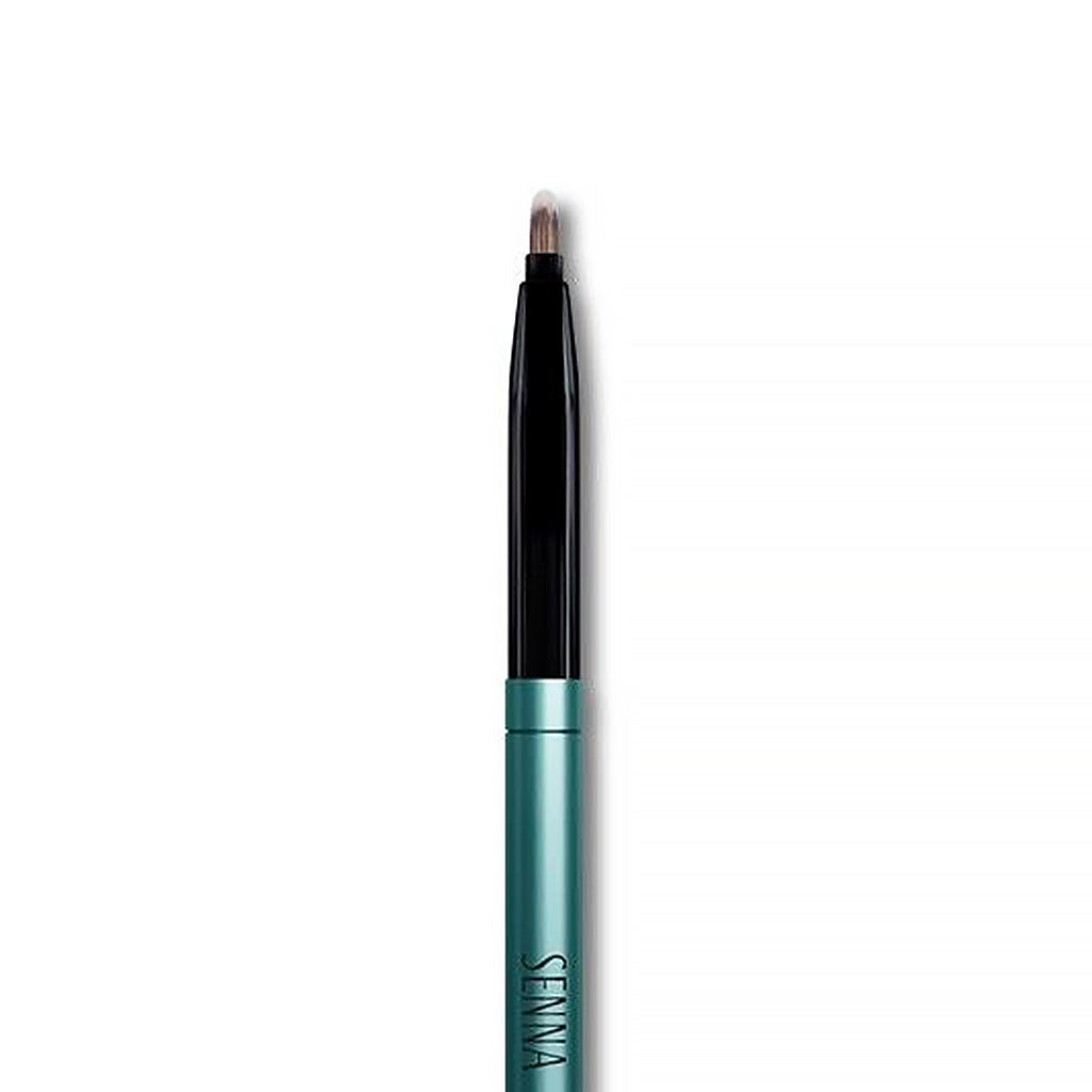 Senna Cosmetics Retractable Lip Brush #42 - Professional Makeup Brush for Precise Lipstick Application - Perfect for Travel, Home & Professional Makeup Kits
