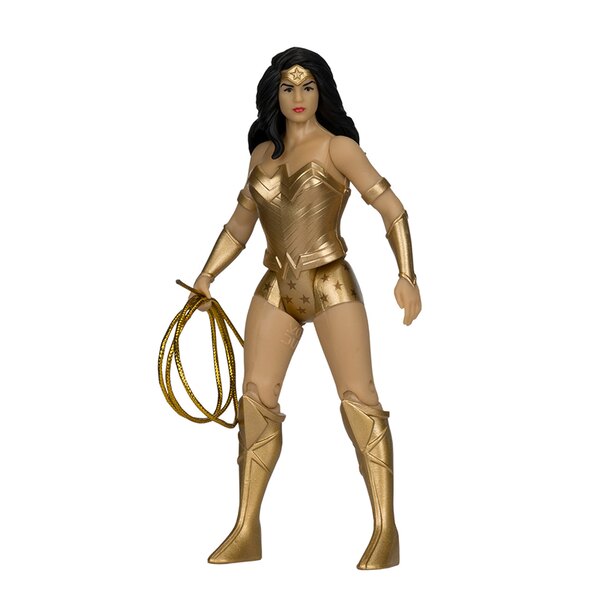 Wonder Woman Gold Edition Action Figure - DC Comics DC Super Powers Collectible by McFarlane Toys - Perfect for Display, Gifts & Superhero Collections