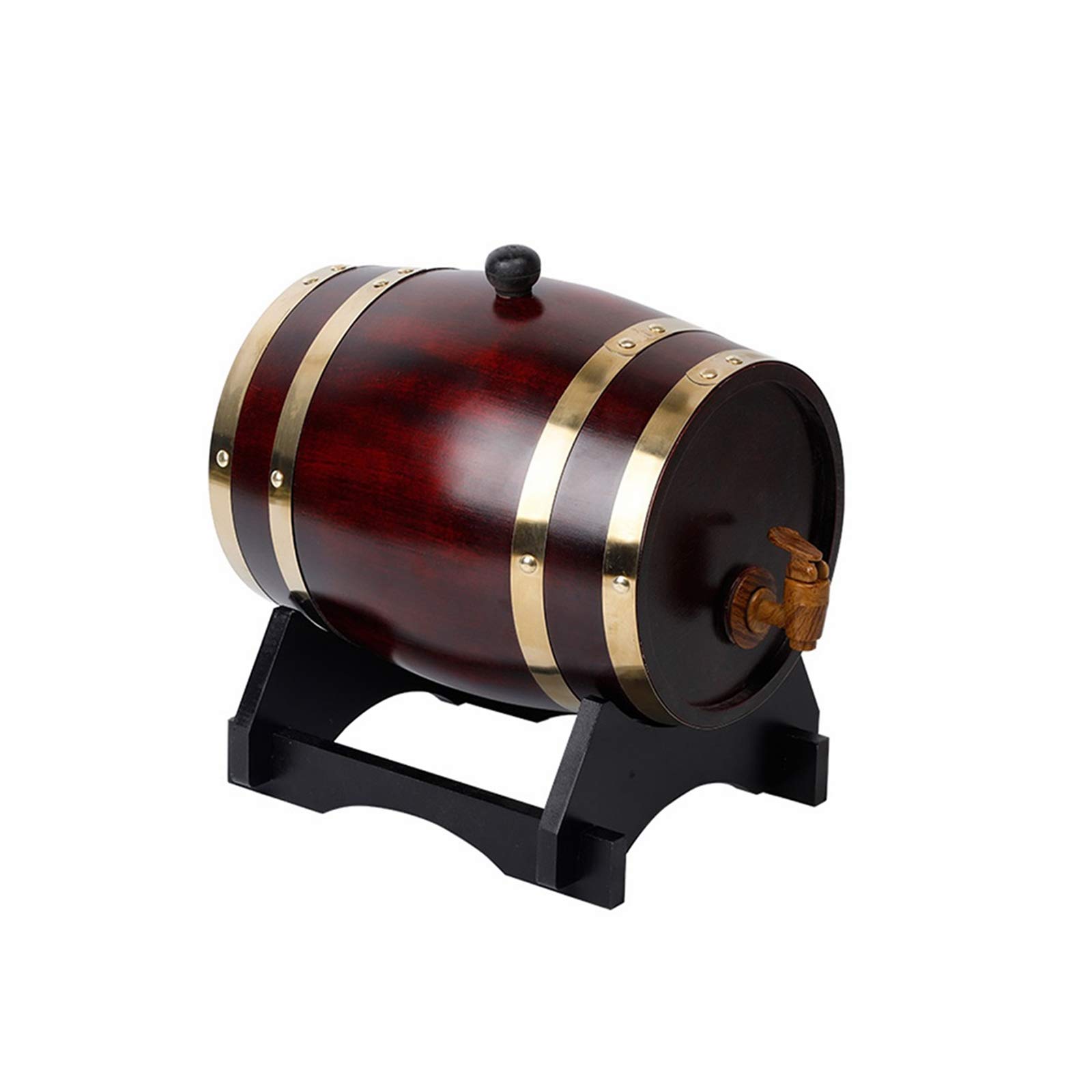Premium 5L/10L/20L/50L Solid Oak Wine Barrel with Faucet - Aging & Storing Red Wine, Whiskey, Beer, Cocktail, Vinegar - Perfect for Home Brewing, Wine Cellars & Bar Decor