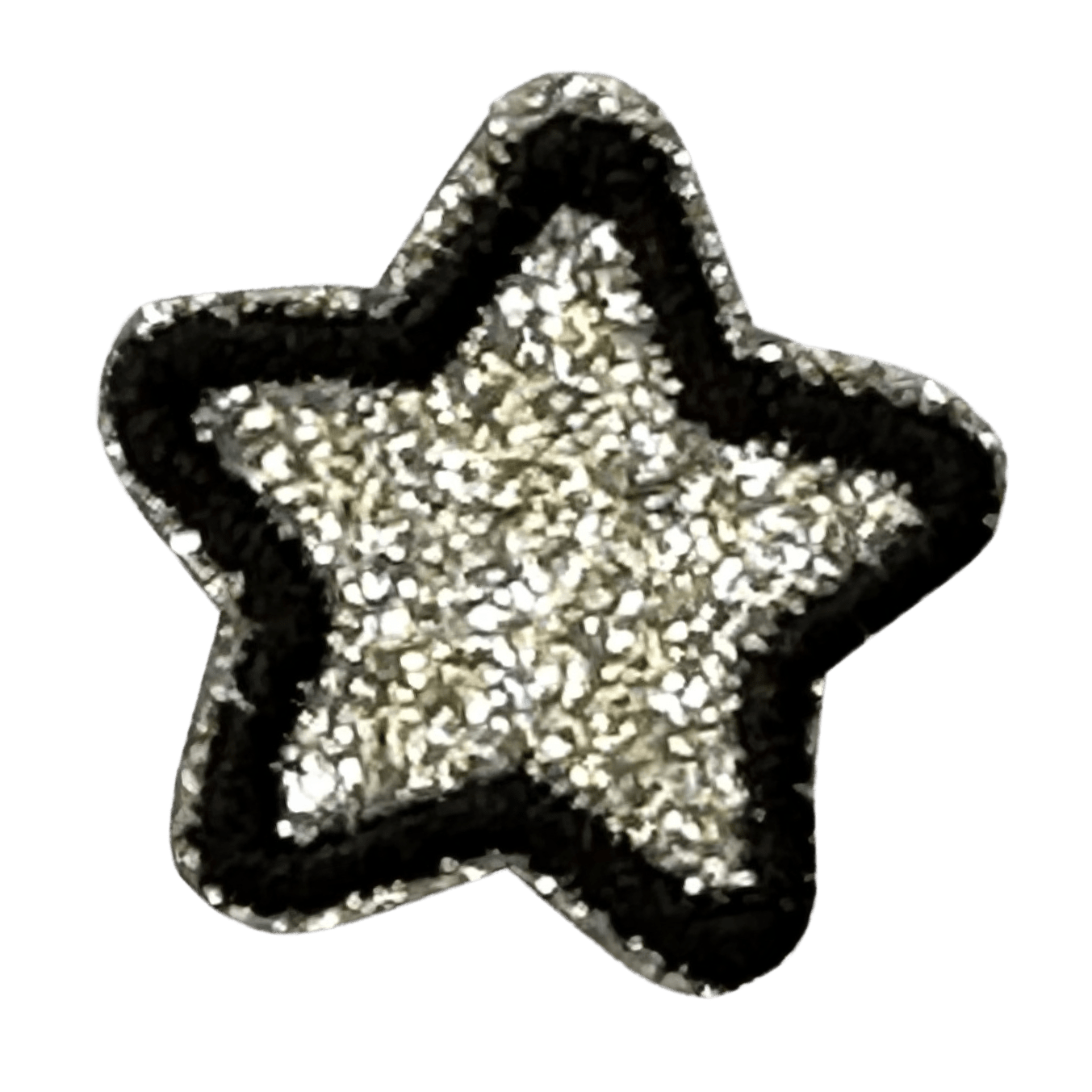 Star Glitter Iron-On Patches for Clothing - DIY Embroidered Decorative Patches for Jackets, Jeans, Bags - Perfect for Customizing Outfits, Costumes & Accessories