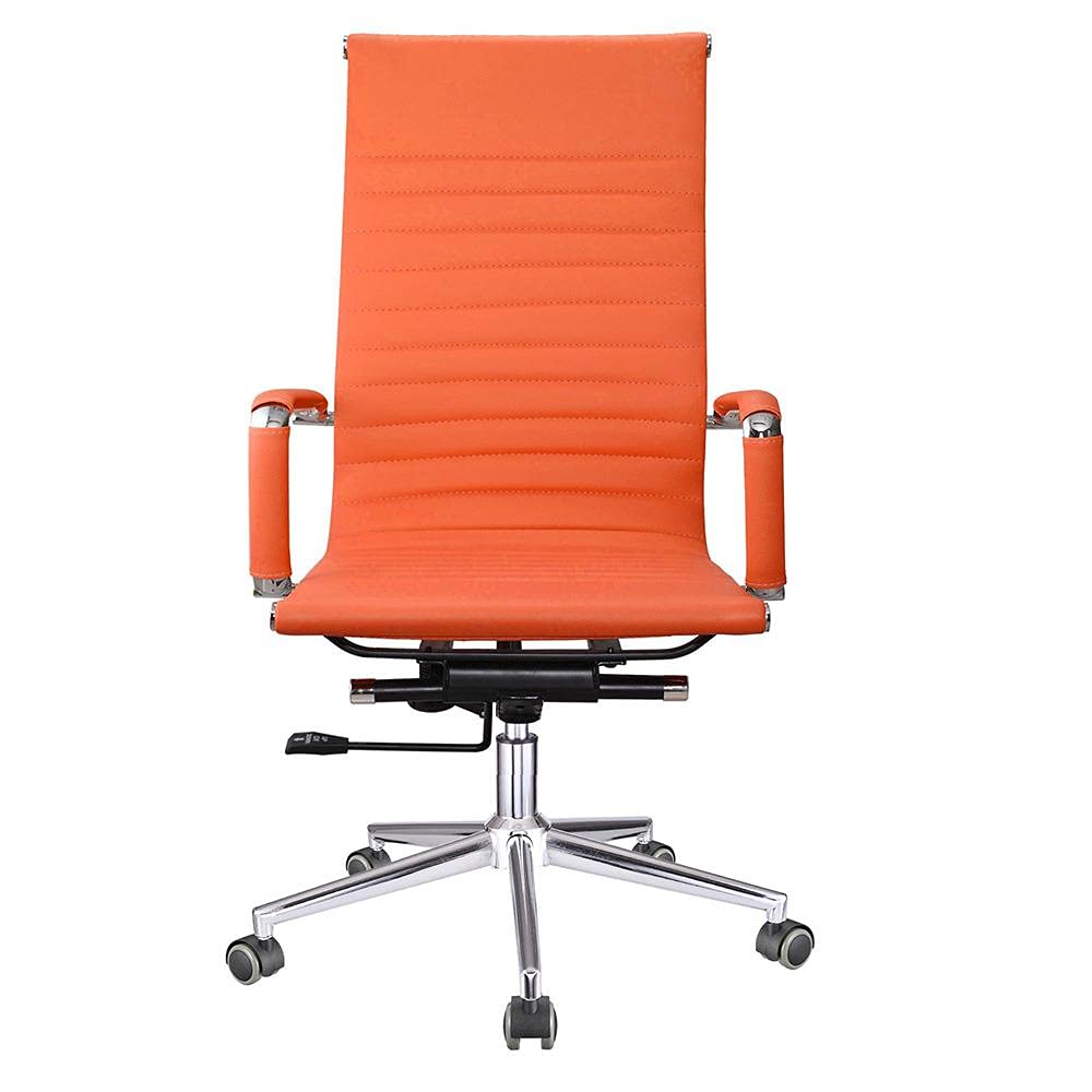 Ergonomic High Back Office Chair - Adjustable Computer Desk Chair with Lumbar Support for Home, Gaming & Office Use - Rolling Swivel Task Chair for Work, Study & Long Hours Sitting Comfort