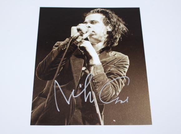 Nick Cave and the Bad Seeds The Good Son Autographed 8x10 Glossy Photo - Hand Signed by Nick Cave - Limited Edition Collectible - Perfect for Music Memorabilia Displays & Fan Collections