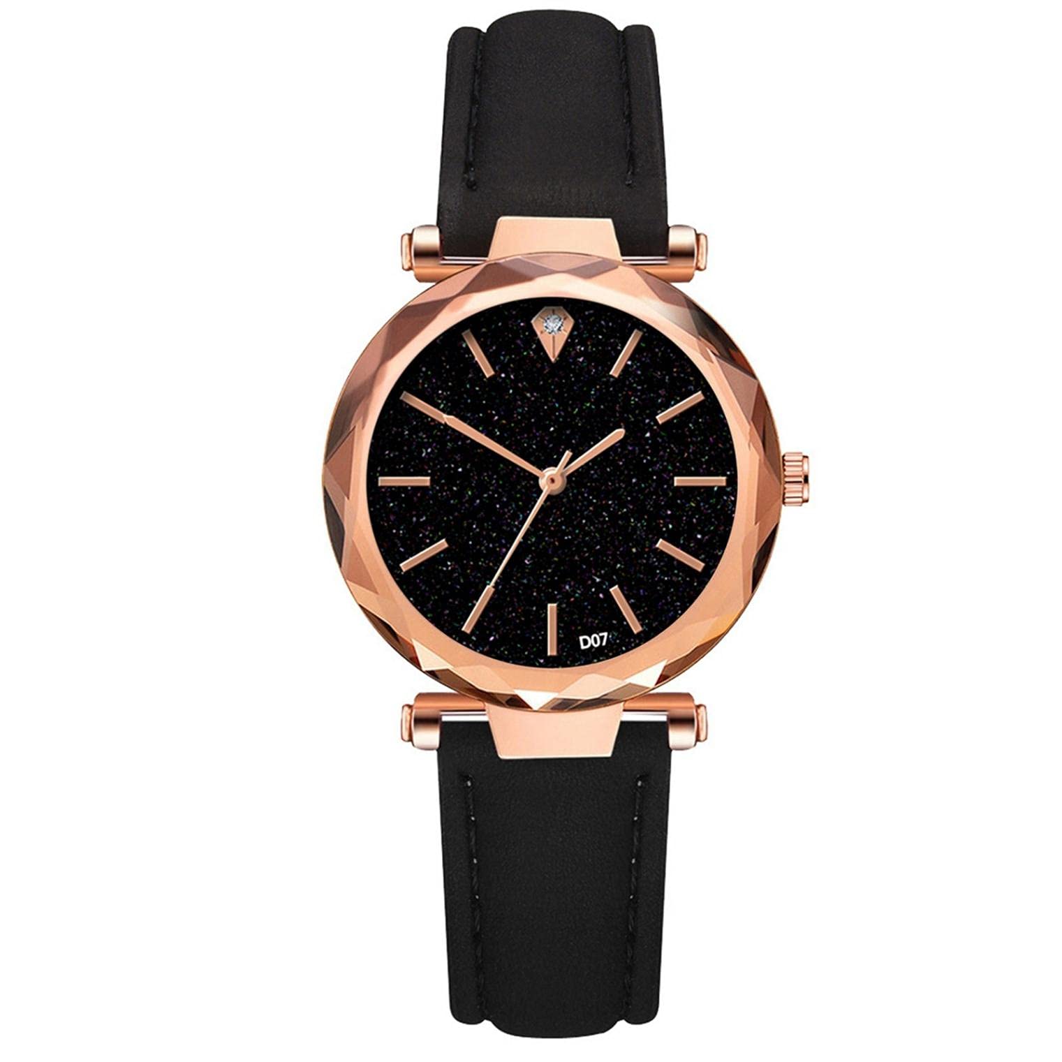 Elegant Women's Watches with Leather Band - Stylish Bracelet Wristwatch for Ladies, Digital & Quartz Luxury Watch - Perfect for Casual Wear, Office, and Special Occasions