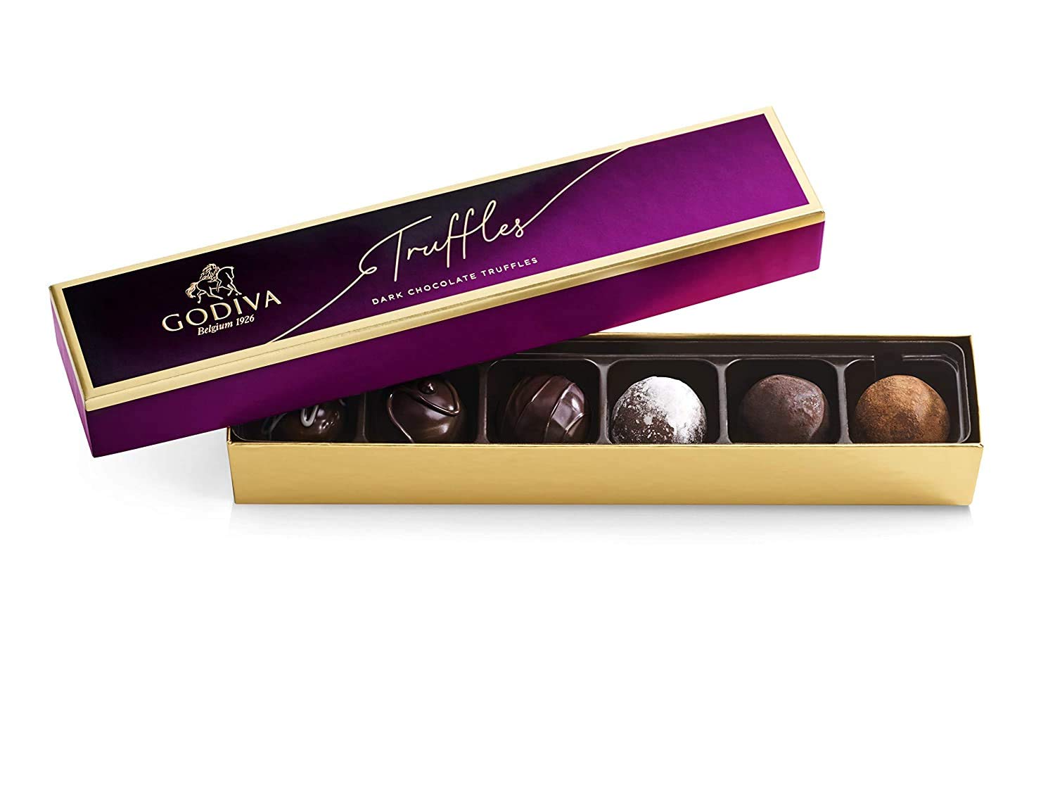Godiva Chocolate Truffle Gift Box - 6pc Gourmet Assortment for Birthdays & Anniversaries