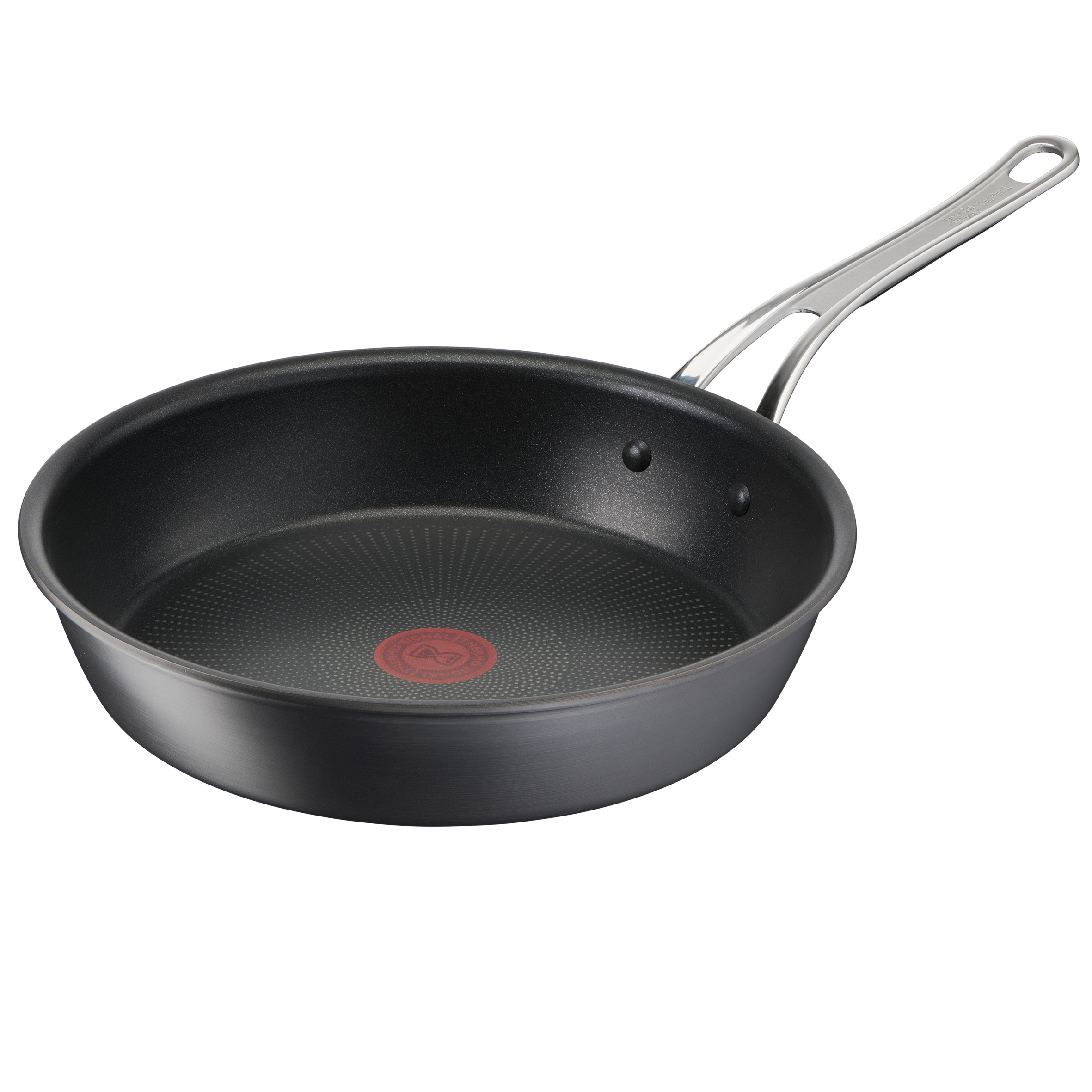 Jamie Oliver by Tefal 24cm Non-Stick Induction Fry Pan - Hard Anodized Classic Cookware for Sauteing, Frying & Stir-Frying | Perfect for Gas, Electric & Induction Stovetops