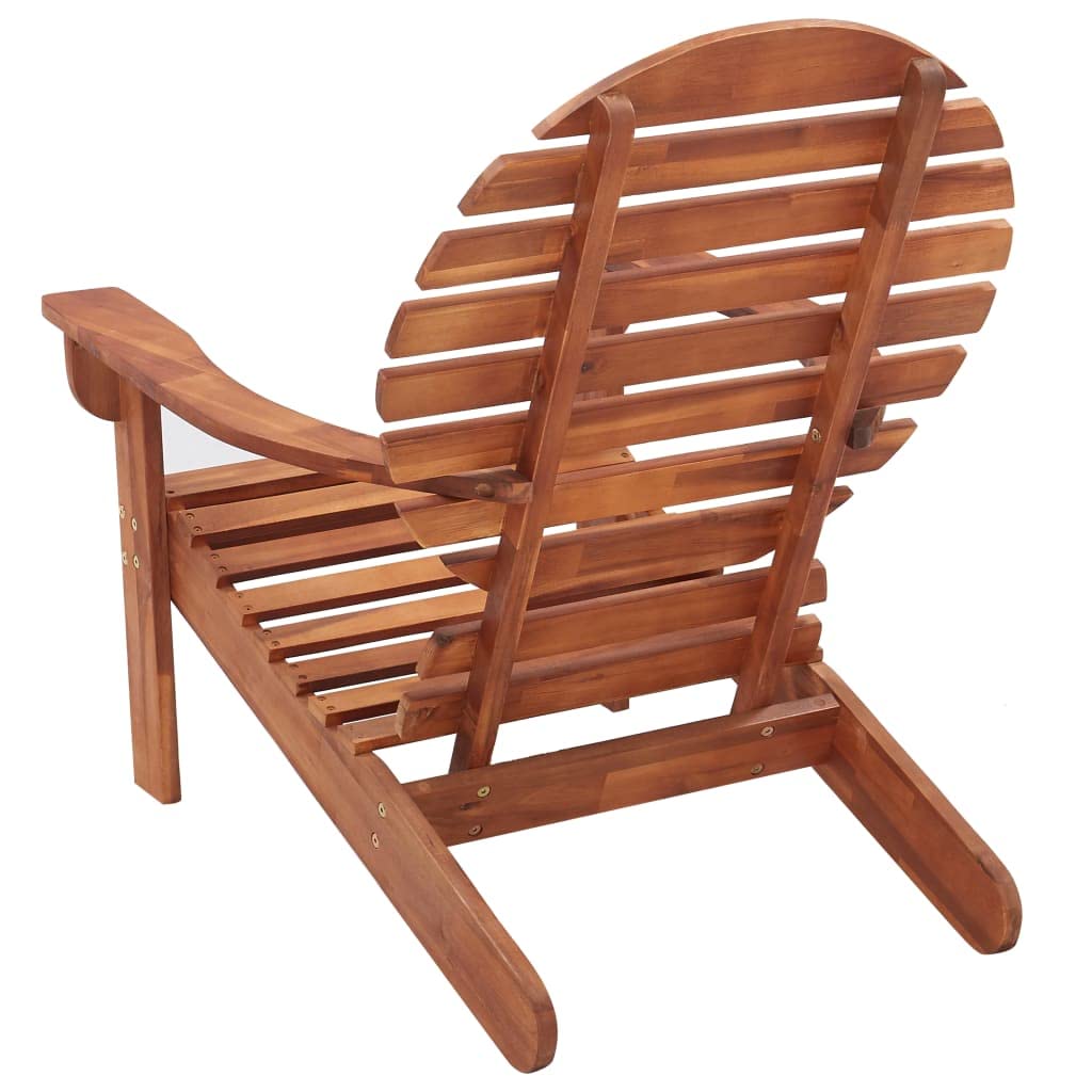 Estink Weather-Resistant Wooden Garden Chair - Comfortable Contoured Seat for Patio, Deck & Outdoor Relaxation | Perfect for Backyard, Poolside & Garden Lounging