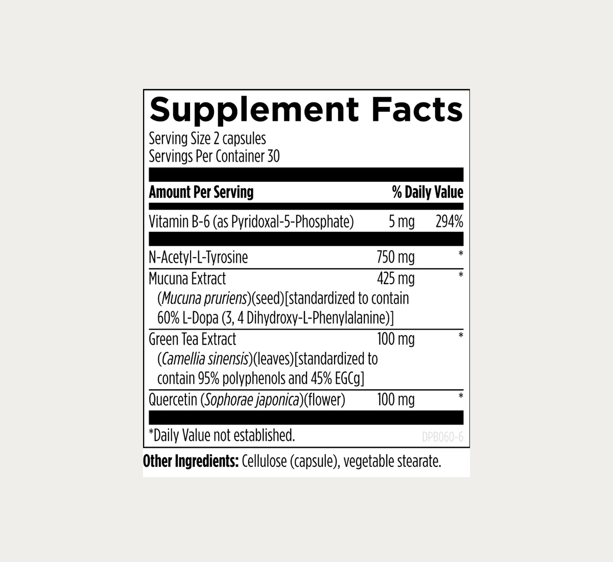 DopaBoost 60 Capsules - Natural Dopamine Booster Supplement for Focus, Motivation & Mood Support - Perfect for Work, Study & Fitness Enthusiasts