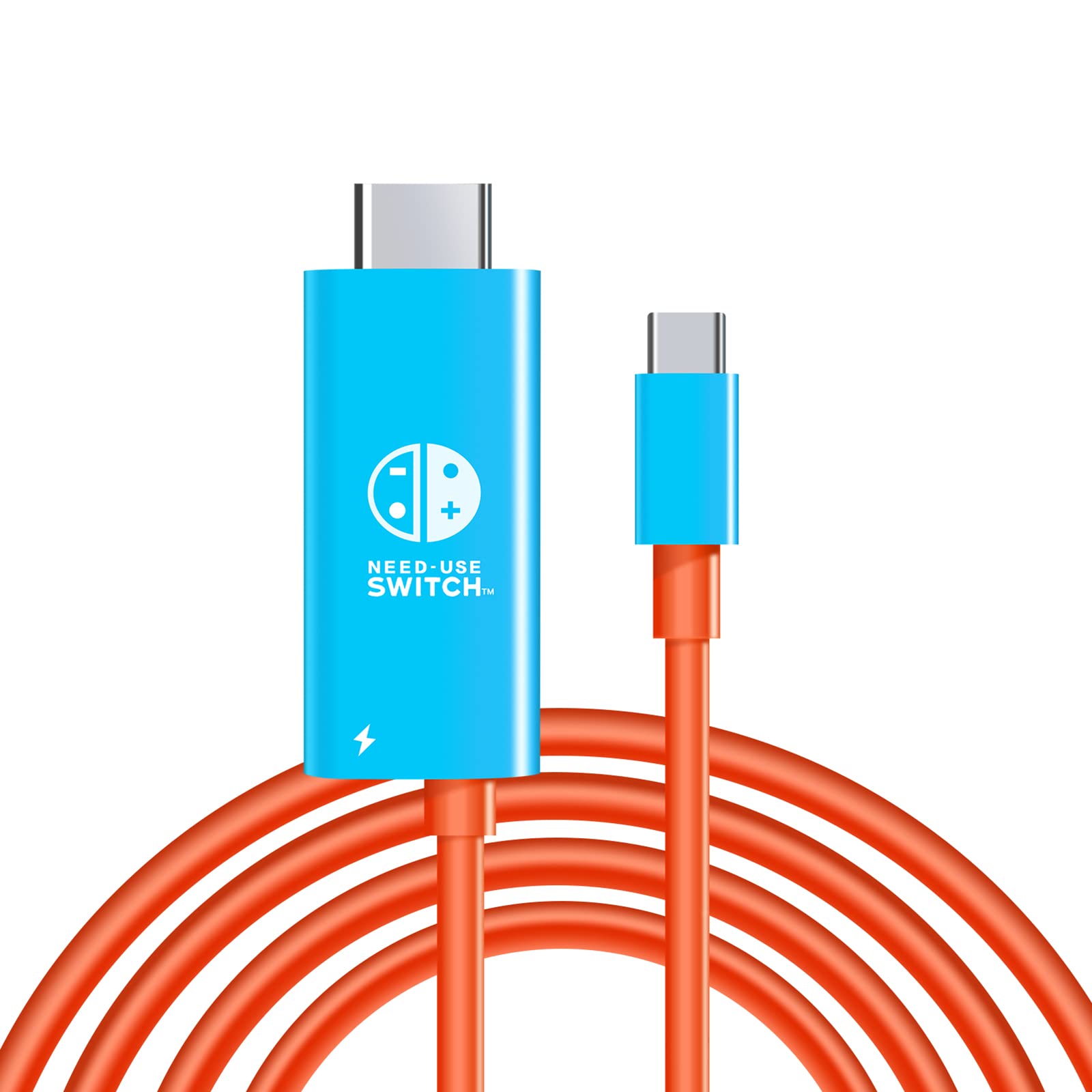 USB Type C to HDMI Converter Cable for TV Dock Mode - Compatible with Nintendo Switch, Steam Deck, Smartphones & PC - Perfect for Gaming, Presentations & Home Entertainment