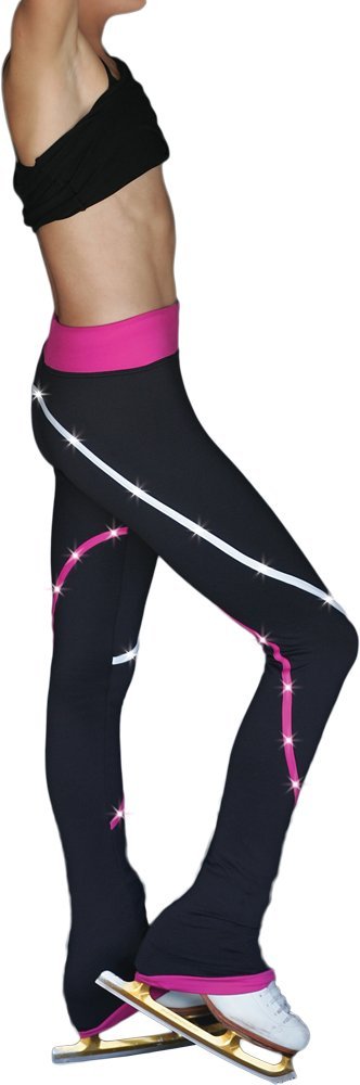ChloeNoel P618F Lightweight Fleece Pants with 2-Tone Piping - Cozy Lounge Pants for Women, Perfect for Home, Yoga, and Relaxation