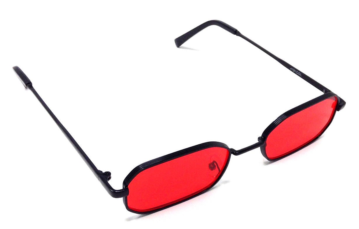 Stylish Slim Rectangular Luxury Classic Sunglasses for Women & Men - UV Protection, Polarized Lenses - Perfect for Driving, Beach & Outdoor Activities