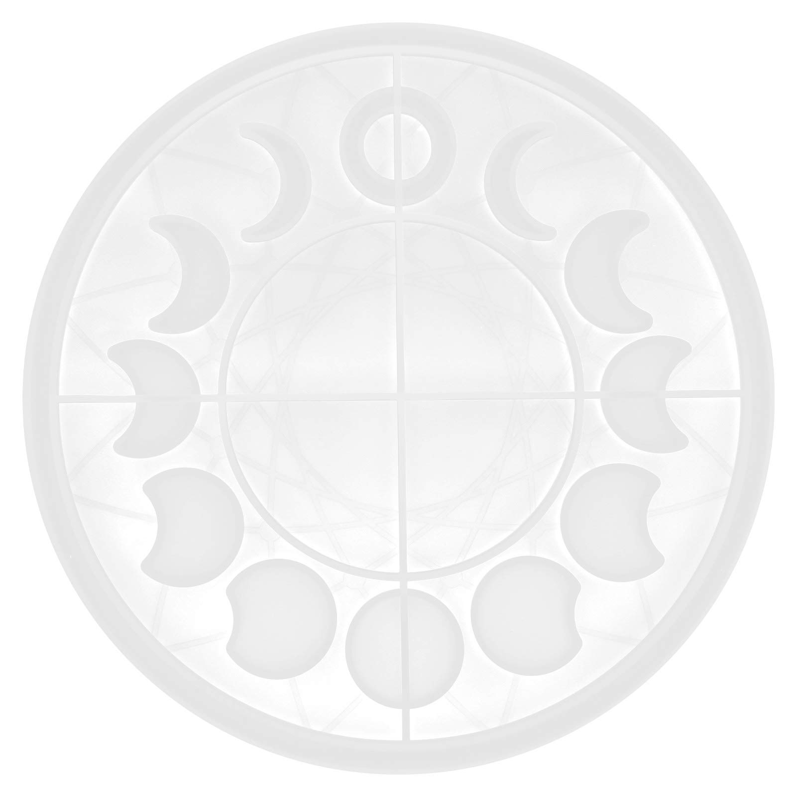 Moon Phase Silicone Mold Set for Epoxy Resin Casting - DIY Home Decor, Pendants & Keychains - Perfect for Jewelry Making, Craft Projects and Unique Gifts