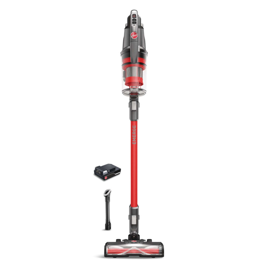 HOOVER BH53640VCD ONEPWR® Emerge Jumpstart Cordless Stick Vacuum - Factory Serviced with Home Essentials Warranty | Lightweight Cleaning for Hard Floors & Carpets | Perfect for Pet Hair & Quick Pickups