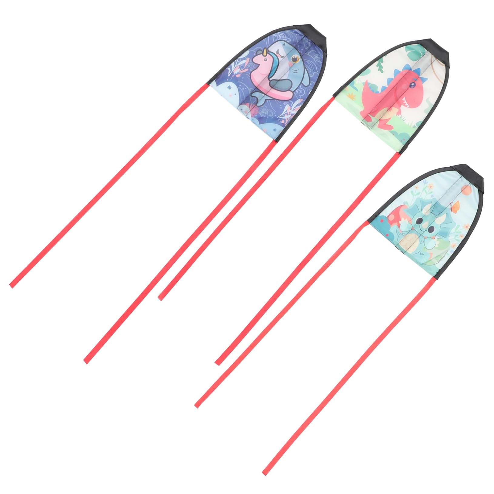 3 Sets Octopus Kite Outdoor Playsets for Toddlers & Kids - Durable Cloth Flying Toys for Beach, Park & Backyard Fun - Perfect Outdoor Play Toys for Boys & Girls Ages 3-6