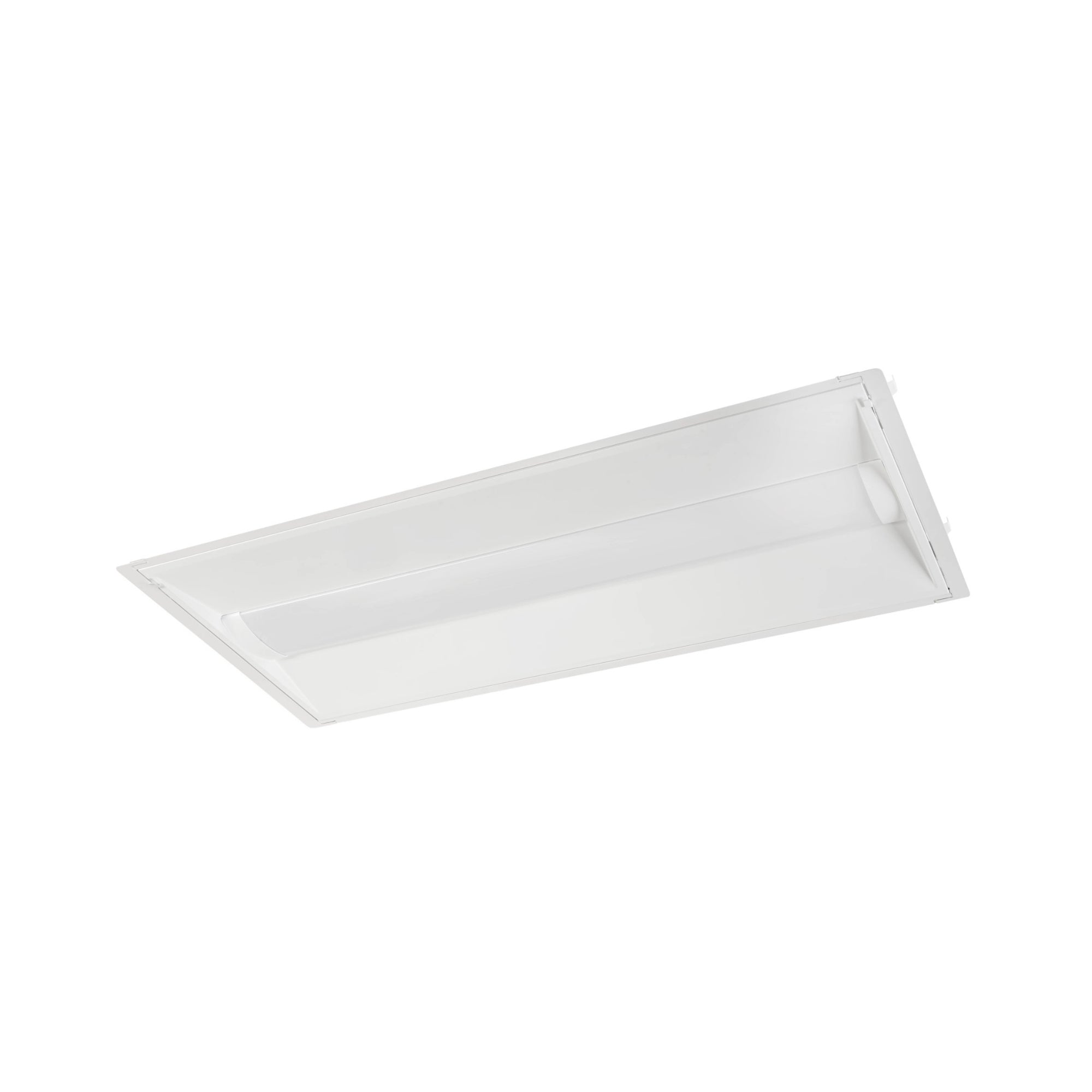 2x4 LED Troffer Retrofit Light Fixture - 30W/38W/45W, 5850 Lumens, 3500K/4000K/5000K CCT, 120-277V, Center Basket - Perfect for Office, Warehouse & Commercial Lighting