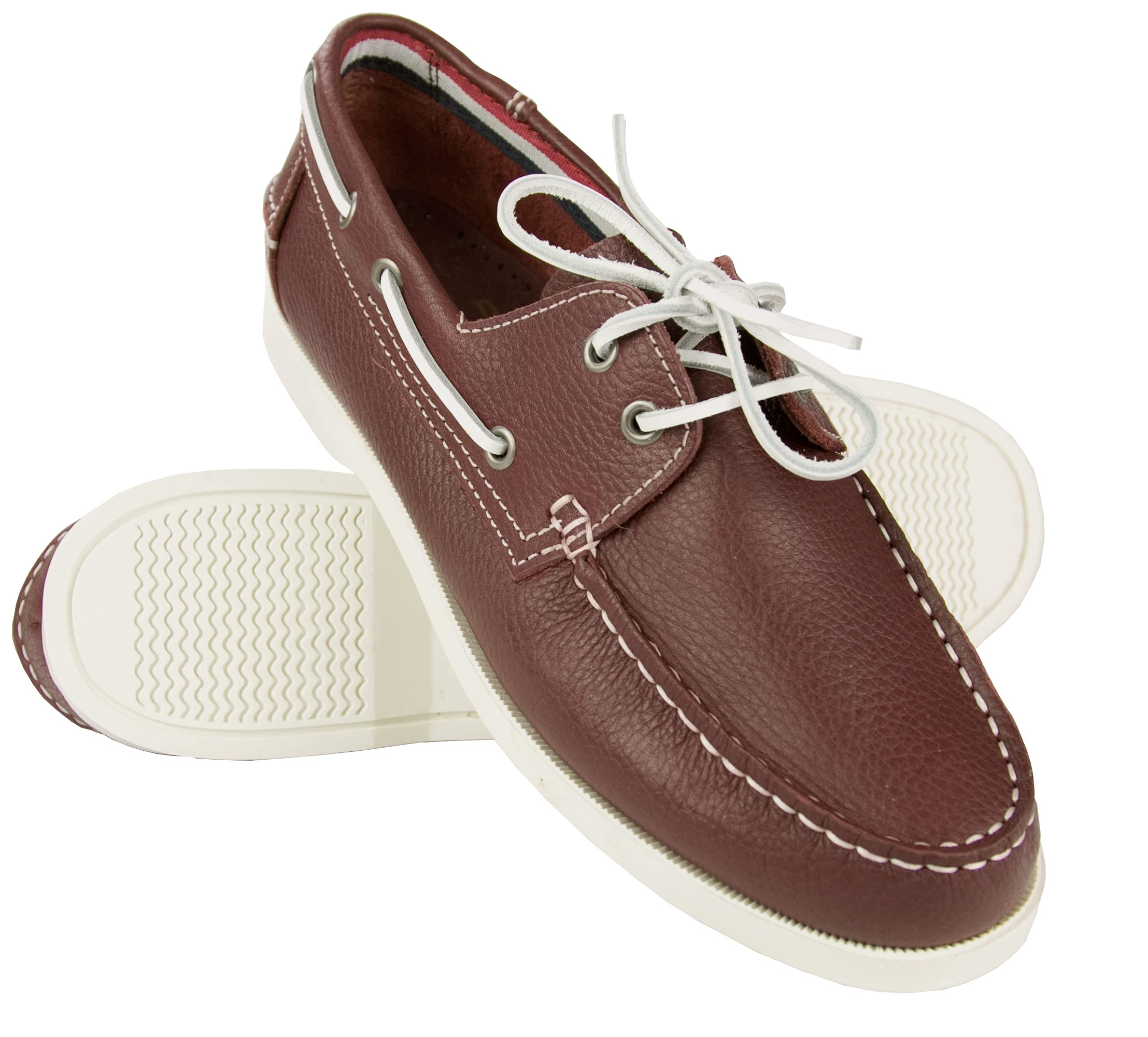 Zerimar Nauticos Men's Classic Nautical Leather Dress Shoes | Elegant Summer Boat Shoes for Men | Perfect for Yachting, Beach Weddings & Smart Casual Outfits