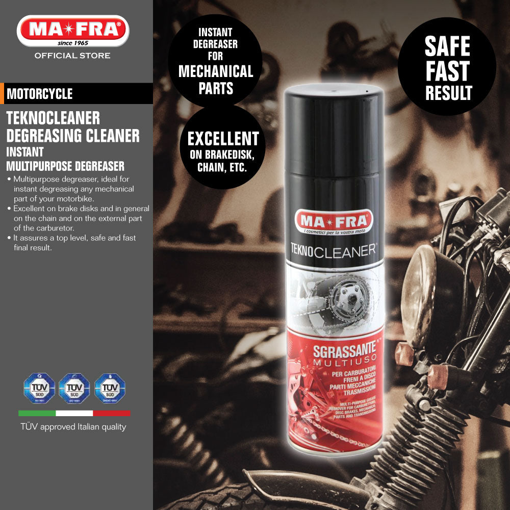 Mafra Teknocleaner 500ml - Heavy Duty Degreaser & Industrial Cleaner for Automotive, Kitchen & Workshop Use