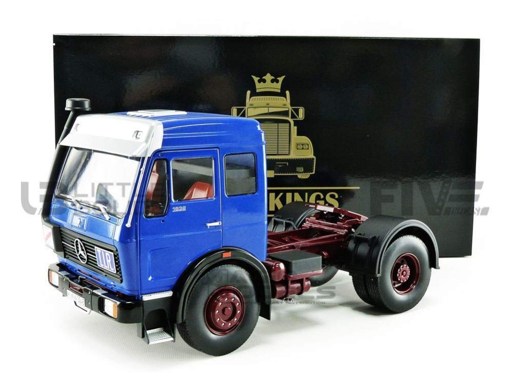 ROAD KINGS RK180041BL Collectible Miniature Car - 1:64 Scale Diecast Model Toy in Blue & Dark Red | Perfect for Display, Gifts, and Car Enthusiast Collections