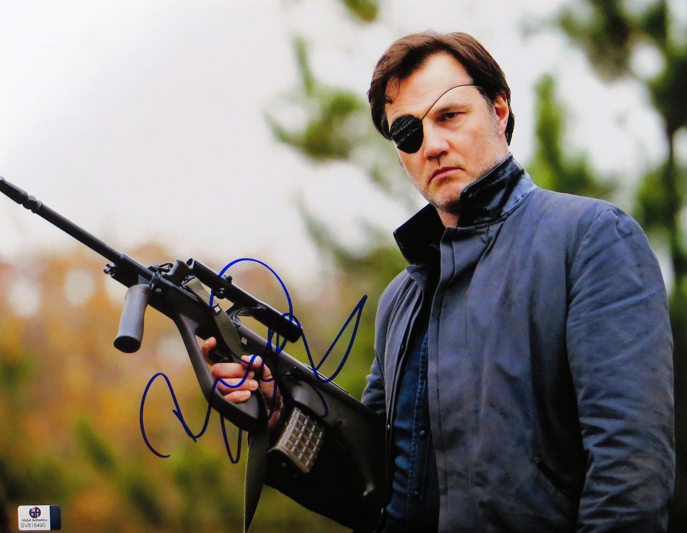 David Morrissey Autographed 11x14 Photo - The Walking Dead Signed Memorabilia - Perfect for Collectors, Fans & Home Theater Decor