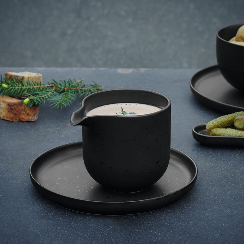 Premium Asa Germany Coppa Kuro Jug - Handcrafted Ceramic Pitcher for Water, Juice & Wine - Elegant Home & Dining Table Decor for Parties, Brunches & Gifts