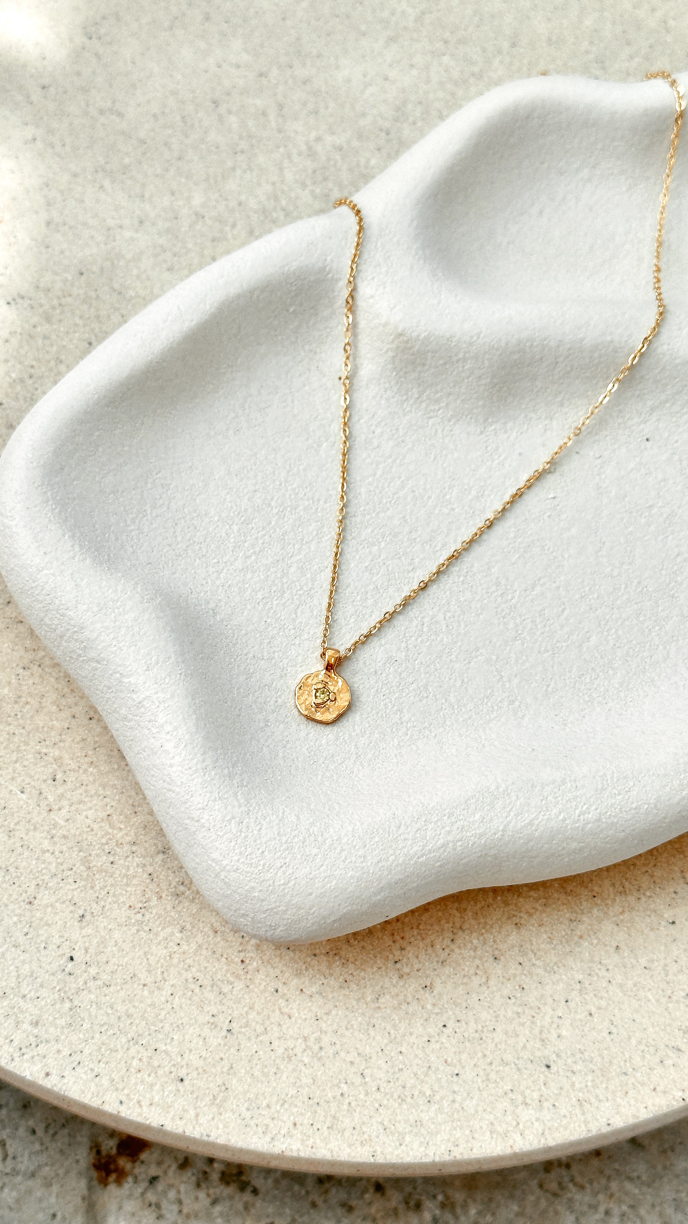 August Birthstone Necklace - Genuine Peridot Pendant Jewelry for Women | Perfect Birthday Gift & Everyday Elegance