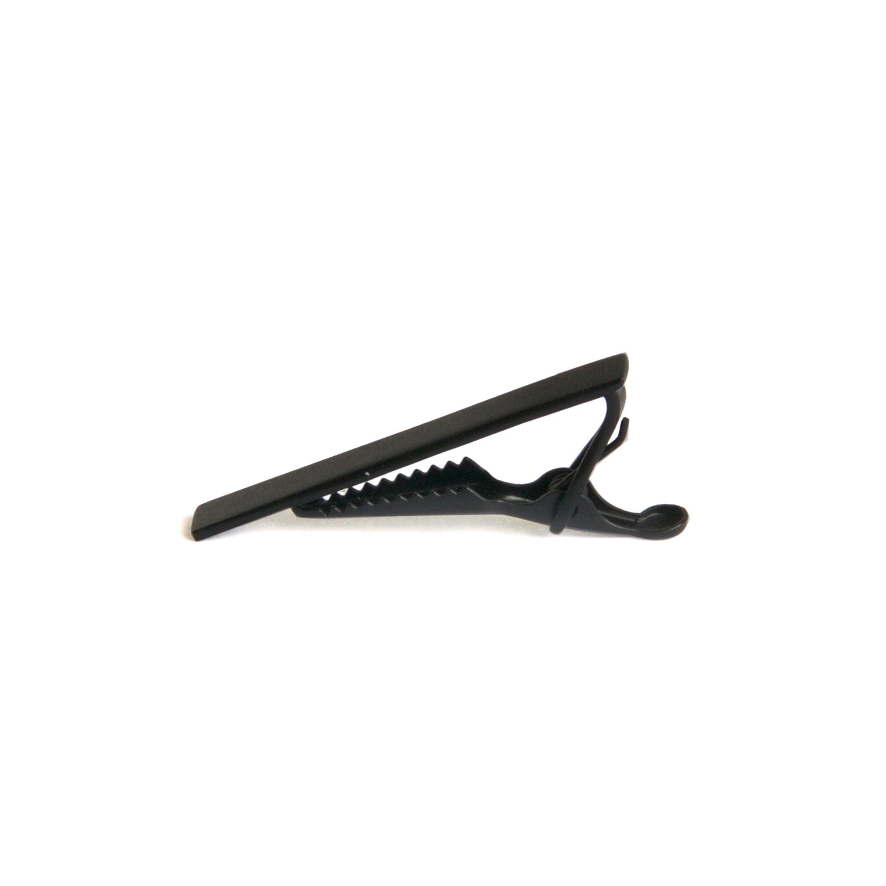 Elegant Black Tie Clip for Men - Stylish Necktie Accessory for Formal Events, Weddings & Business Meetings