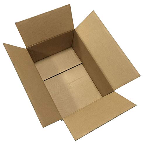 ProLine 9x6x2 Inches Flat Corrugated Shipping Boxes - Kraft Brown Cardboard Box Bundle (50 Pack) for Mailing, Storage & Moving Supplies | Perfect for Ecommerce, Home & Office Organization
