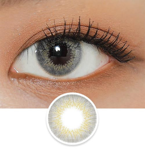 Premium Silicone Hydrogel Contact Lenses - Mix Ann Signal Gray (2 Pack) | Buy 1 Get 1 Free | Comfortable & Breathable for Daily Wear | Perfect for Cosplay, Halloween & Special Events