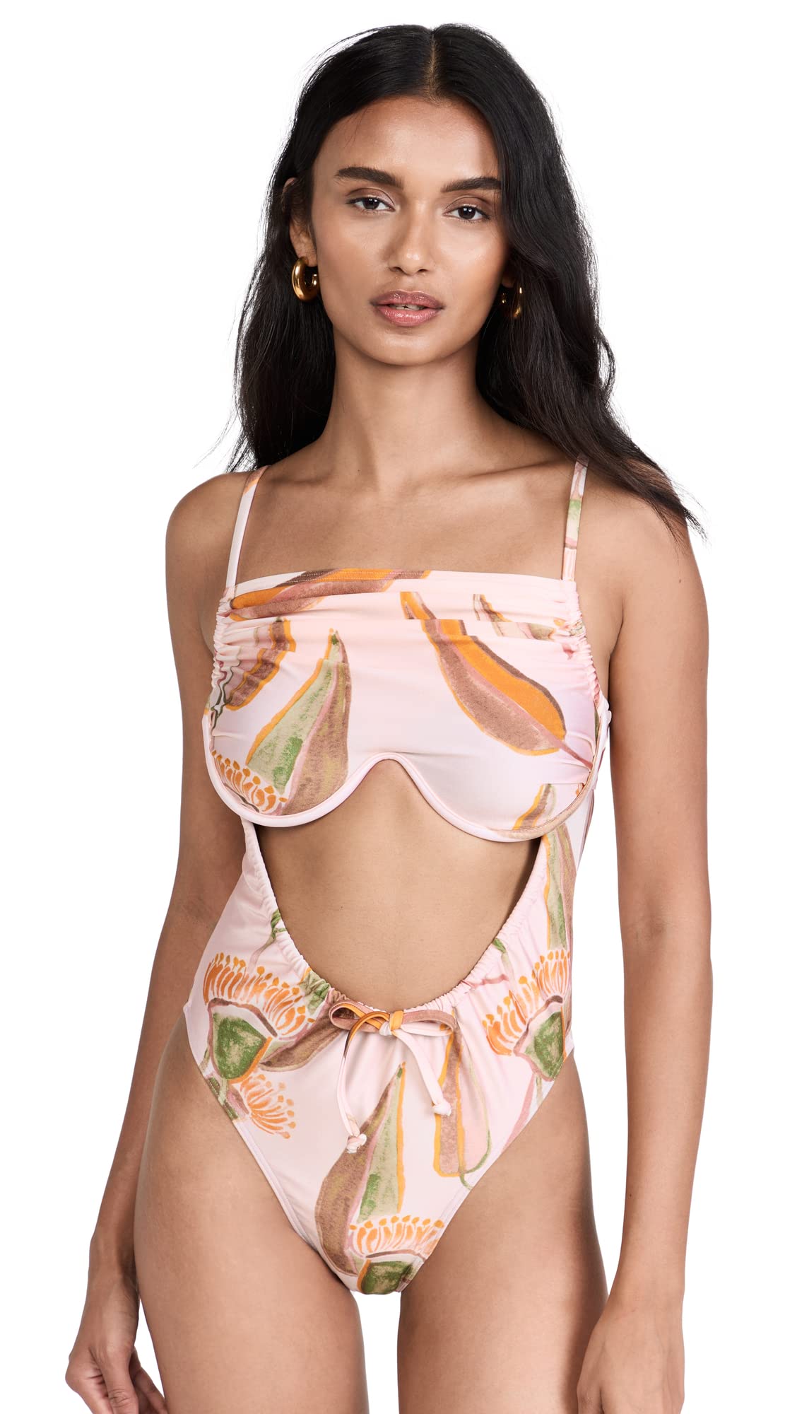 Andrea Iyamah Women's Tiaca One Piece Swimsuit - Sexy High Cut Bathing Suit for Beach, Pool & Vacation | Tummy Control Swimwear with Adjustable Straps