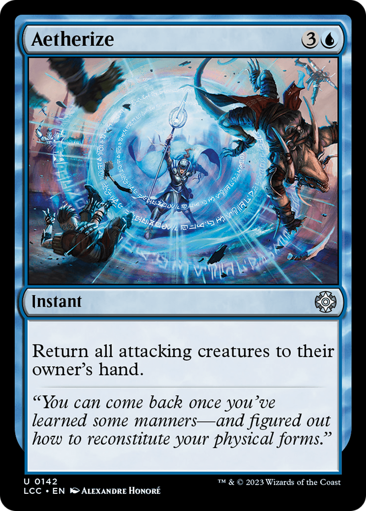 Aetherize - The Lost Caverns of Ixalan Commander Deck | MTG Magic The Gathering Card Game | Perfect for Commander & Multiplayer Battles
