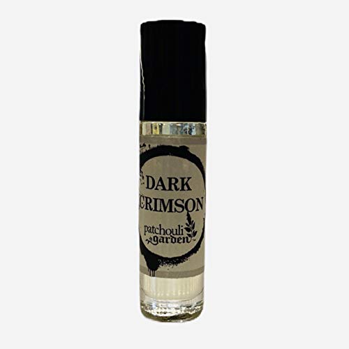 Dark Crimson Roll On Cologne for Men & Women - Long Lasting Fragrance Oil Perfume - Perfect for Travel, Gym, Office & Everyday Use