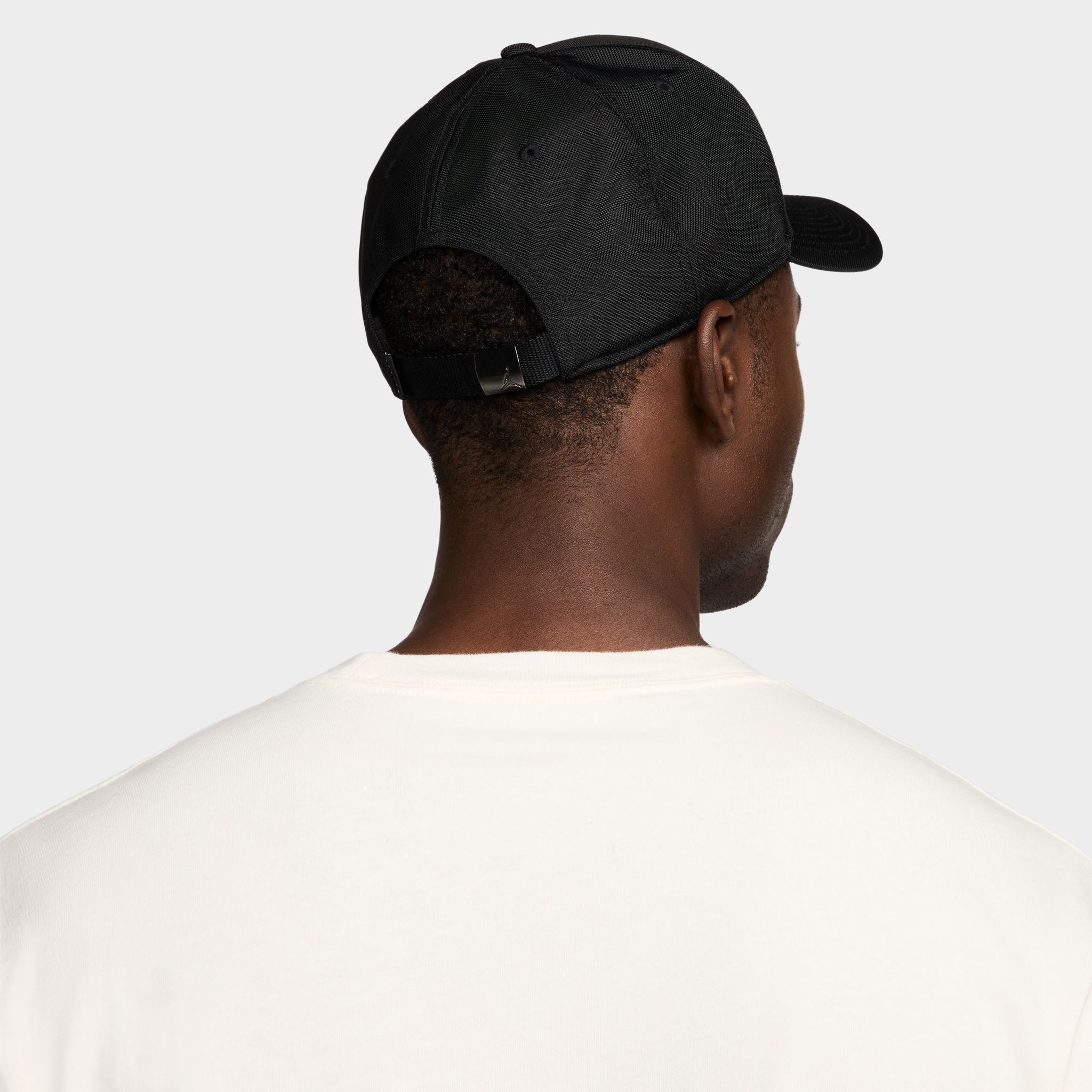 Jordan Rise Structured Metal Jumpman Strapback Cap - Adjustable Black Baseball Hat for Men & Women | Perfect for Sports, Casual Wear & Street Fashion