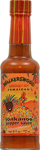 Walkerswood Jonkanoo Seriously Hot Jamaican Pepper Sauce - 5 Oz (Pack of 12) - Authentic Caribbean Flavor for Tacos, Wings & Jerk Chicken